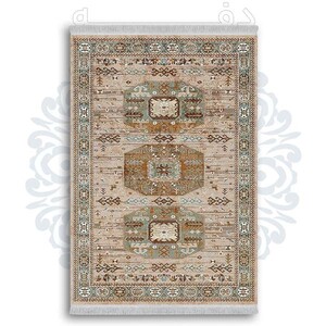 فرشینه دفه از جنس پارچه شانل ترک طرح  گلیم کد 178