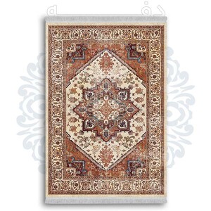 فرشینه دفه از جنس پارچه شانل ترک طرح  گلیم کد 188