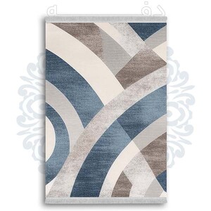 فرشینه دفه از جنس پارچه شانل ترک طرح  گلیم کد 197