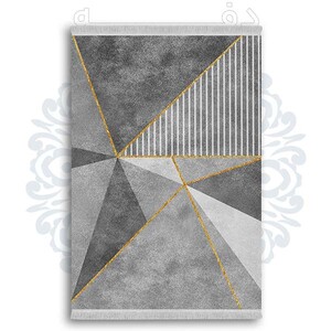 فرشینه دفه از جنس پارچه شانل ترک طرح  گلیم کد 199