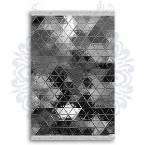 فرشینه دفه از جنس پارچه شانل ترک طرح  گلیم کد 201