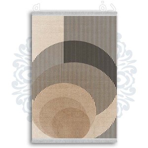 فرشینه دفه از جنس پارچه شانل ترک طرح  گلیم کد 202