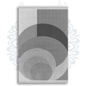 فرشینه دفه از جنس پارچه شانل ترک طرح  گلیم کد 203