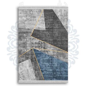 فرشینه دفه از جنس پارچه شانل ترک طرح  گلیم کد 206