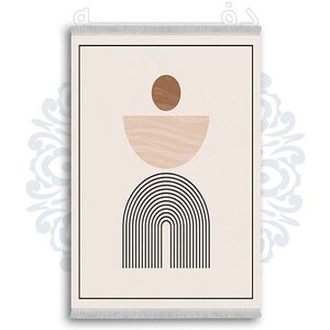 فرشینه دفه از جنس پارچه شانل ترک طرح  فانتزی کد 4