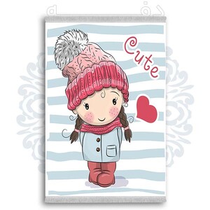 فرشینه دفه از جنس پارچه شانل ترک طرح  فانتزی کد 14