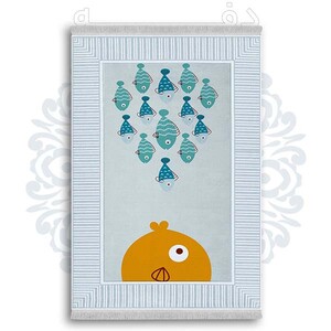 فرشینه دفه از جنس پارچه شانل ترک طرح  فانتزی کد 44