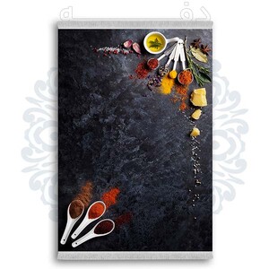 فرشینه دفه از جنس پارچه شانل ترک طرح  آشپزخانه کد 19