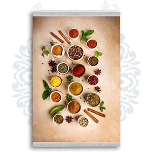 فرشینه دفه از جنس پارچه شانل ترک طرح  آشپزخانه کد 24