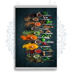 فرشینه دفه از جنس پارچه شانل ترک طرح  آشپزخانه کد 26