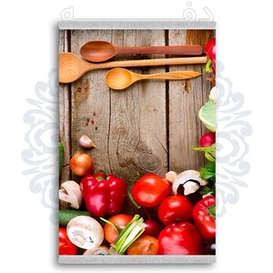 فرشینه دفه از جنس پارچه شانل ترک طرح  آشپزخانه کد 30