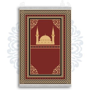 فرشینه دفه از جنس پارچه شانل ترک طرح  سجاده کد 1