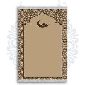 فرشینه دفه از جنس پارچه شانل ترک طرح  سجاده کد 4