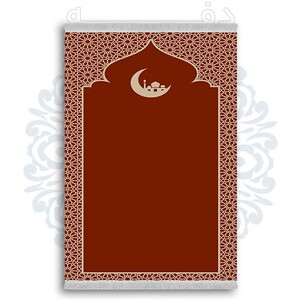 فرشینه دفه از جنس پارچه شانل ترک طرح  سجاده کد 7