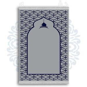 فرشینه دفه از جنس پارچه شانل ترک طرح  سجاده کد 11