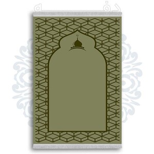 فرشینه دفه از جنس پارچه شانل ترک طرح  سجاده کد 12