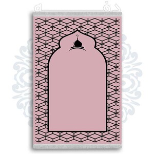 فرشینه دفه از جنس پارچه شانل ترک طرح  سجاده کد 14