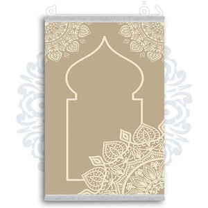 فرشینه دفه از جنس پارچه شانل ترک طرح  سجاده کد 25