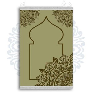 فرشینه دفه از جنس پارچه شانل ترک طرح  سجاده کد 29