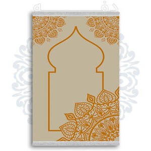 فرشینه دفه از جنس پارچه شانل ترک طرح  سجاده کد 30