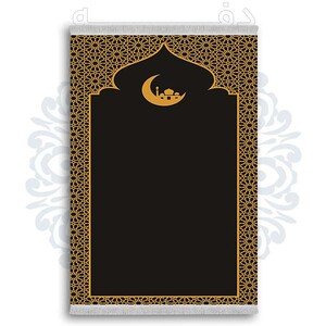 فرشینه دفه از جنس پارچه شانل ترک طرح  سجاده کد 32