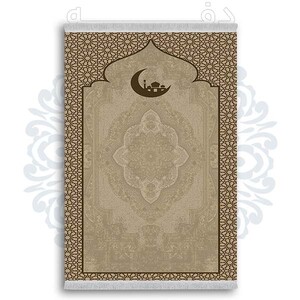 فرشینه دفه از جنس پارچه شانل ترک طرح  سجاده کد 36