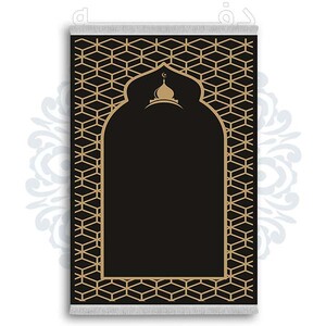 فرشینه دفه از جنس پارچه شانل ترک طرح  سجاده کد 41