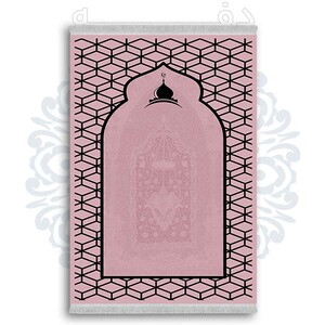 فرشینه دفه از جنس پارچه شانل ترک طرح  سجاده کد 43