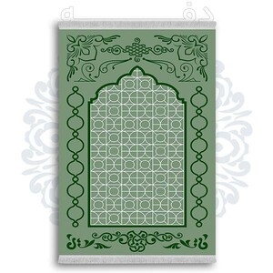 فرشینه دفه از جنس پارچه شانل ترک طرح  سجاده کد 55