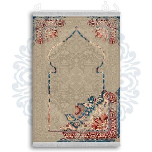 فرشینه دفه از جنس پارچه شانل ترک طرح  سجاده کد 61