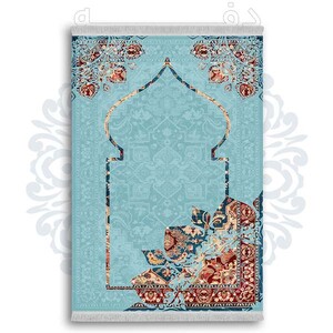 فرشینه دفه از جنس پارچه شانل ترک طرح  سجاده کد 62