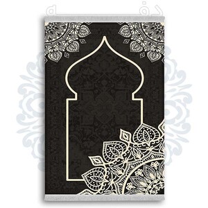 فرشینه دفه از جنس پارچه شانل ترک طرح  سجاده کد 65