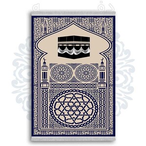 فرشینه دفه از جنس پارچه شانل ترک طرح  سجاده کد 88