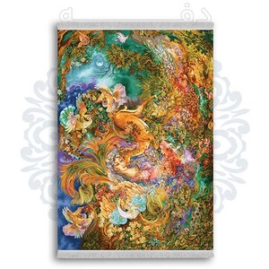 فرشینه دفه از جنس پارچه شانل ترک طرح فانتزی کد 57