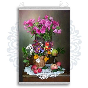 فرشینه دفه از جنس پارچه شانل ترک طرح فانتزی کد 109