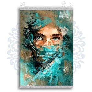 فرشینه دفه از جنس پارچه شانل ترک طرح فانتزی کد 114