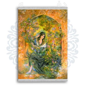 فرشینه دفه از جنس پارچه شانل ترک طرح فانتزی کد 129