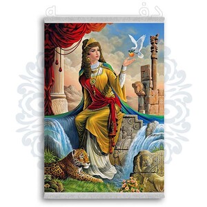 فرشینه دفه از جنس پارچه شانل ترک طرح فانتزی کد 134