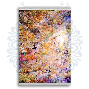 فرشینه دفه از جنس پارچه شانل ترک طرح فانتزی کد 205