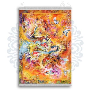 فرشینه دفه از جنس پارچه شانل ترک طرح فانتزی کد 206