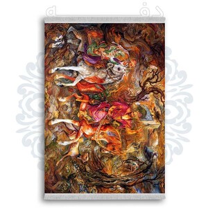 فرشینه دفه از جنس پارچه شانل ترک طرح فانتزی کد 221