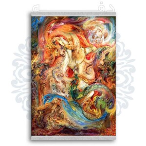 فرشینه دفه از جنس پارچه شانل ترک طرح فانتزی کد 222