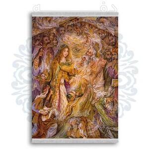 فرشینه دفه از جنس پارچه شانل ترک طرح فانتزی کد 247