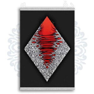 فرشینه دفه از جنس پارچه شانل ترک طرح فانتزی کد 288