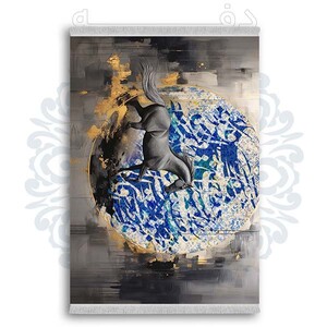 فرشینه دفه از جنس پارچه شانل ترک طرح فانتزی کد 316