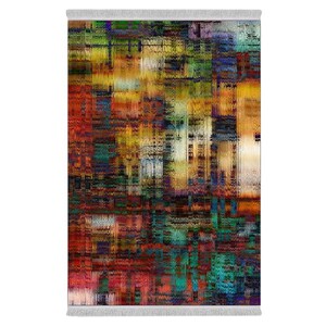 فرشینه دفه از جنس پارچه هازان مخمل ترک طرح مدرن کد 14