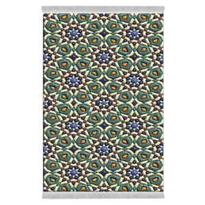 فرشینه دفه از جنس پارچه هازان مخمل ترک طرح مدرن کد 22