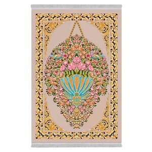 فرشینه دفه از جنس پارچه هازان مخمل ترک طرح مدرن کد 33