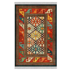 فرشینه دفه از جنس پارچه هازان مخمل ترک طرح مدرن کد 38