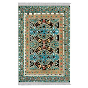 فرشینه دفه از جنس پارچه هازان مخمل ترک طرح مدرن کد 51